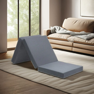 High-density portable foldable mattress for home and outdoor use