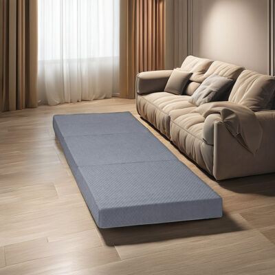 High-density portable foldable mattress for home and outdoor use