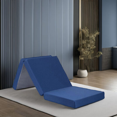 High-density portable foldable mattress for home and outdoor use