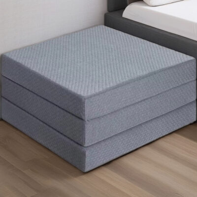 High-density portable foldable mattress for home and outdoor use