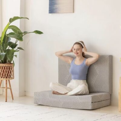 High-density memory foam foldable mattress for hotel and home use